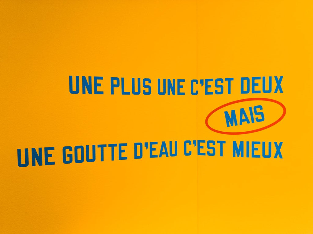 Lawrence Weiner - PAS JEUNE JEUNE