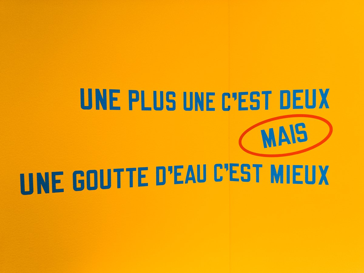 Lawrence Weiner - PAS JEUNE JEUNE