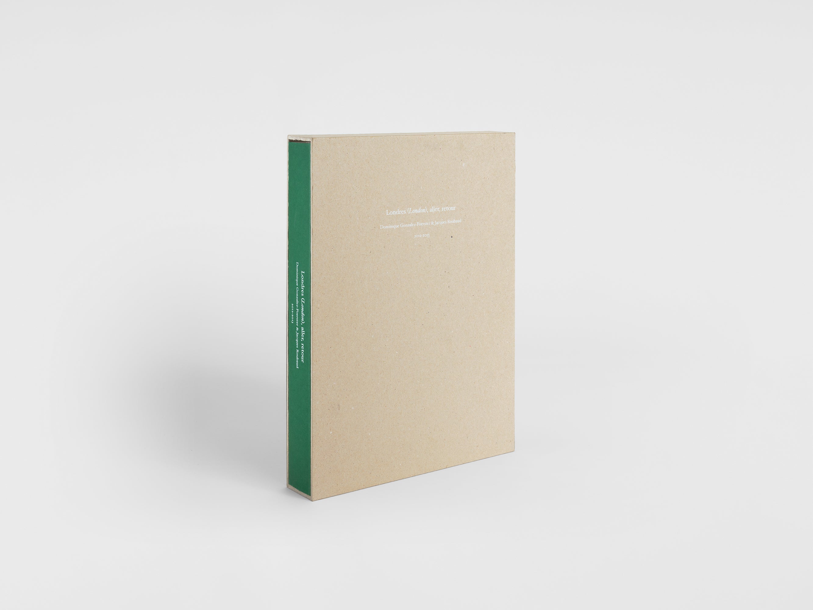 Dominique Gonzalez-Foerster & Jacques Roubaud - Londres (London), aller, retour