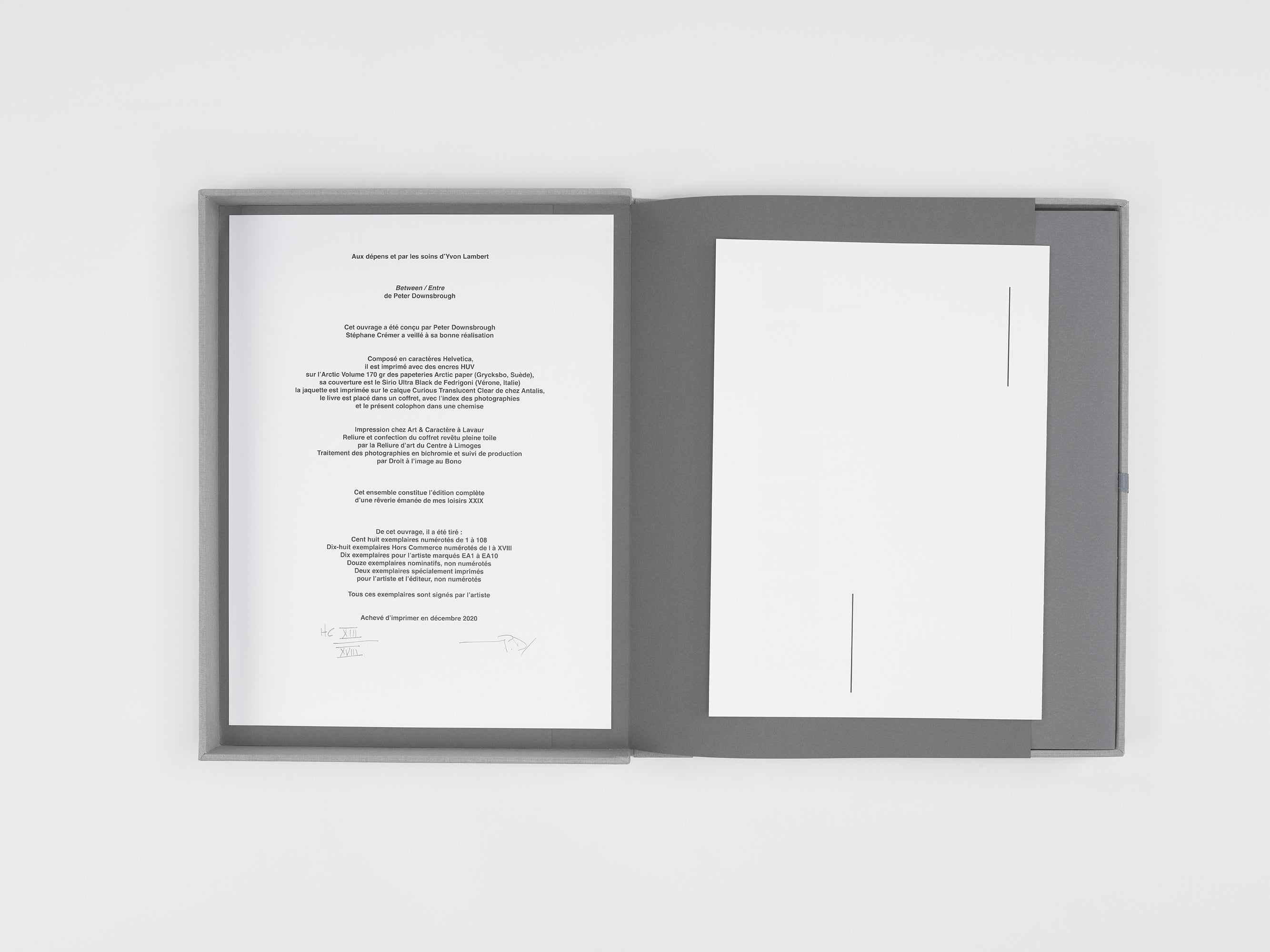 Peter Downsbrough - Entre