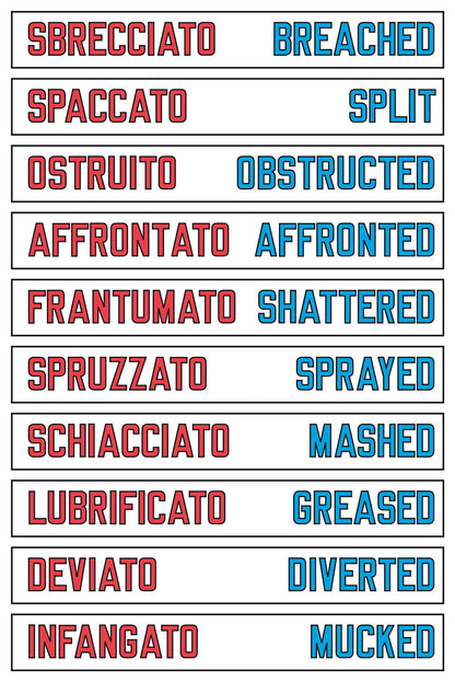 Lawrence Weiner - TRACCE / TRACES