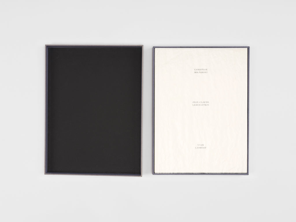 Christian Boltanski & Jean-Claude Lebensztejn - Les mots à secrets