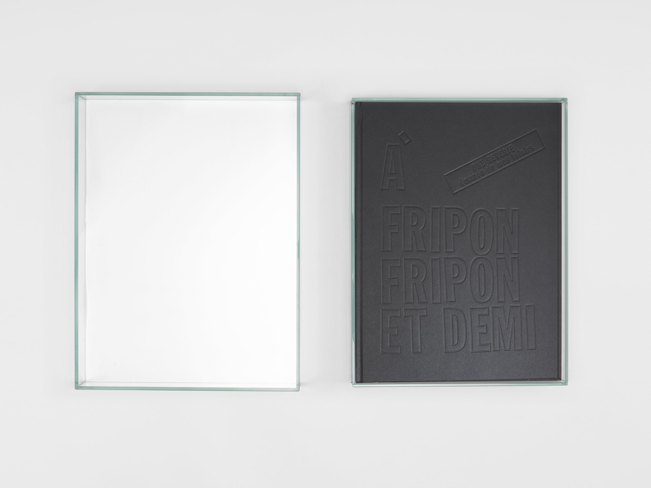 Lawrence Weiner & Jean-Claude Lebensztejn - À fripon, fripon et demi