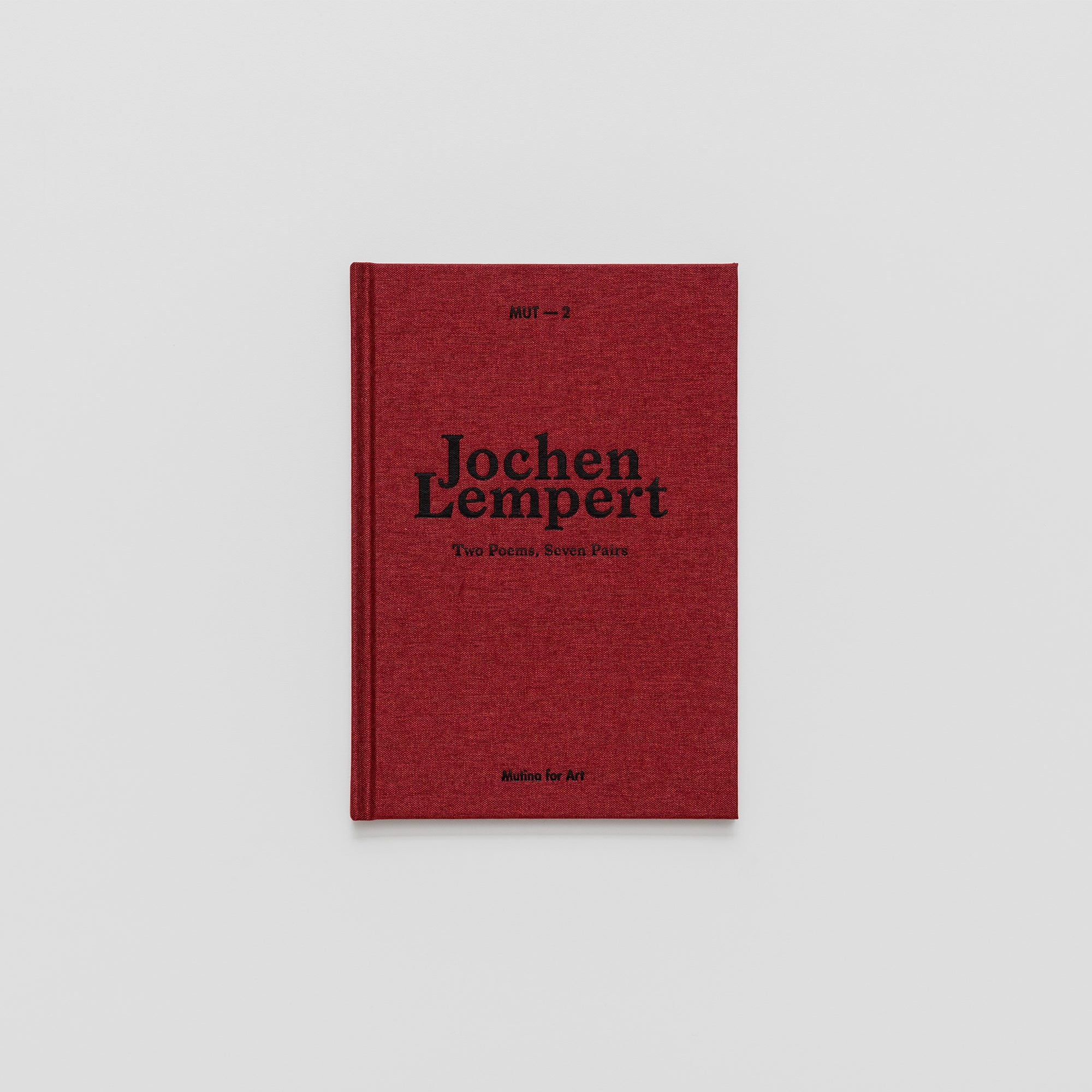 MUT 2 - Jochen Lempert - Two Poems, Seven Pairs