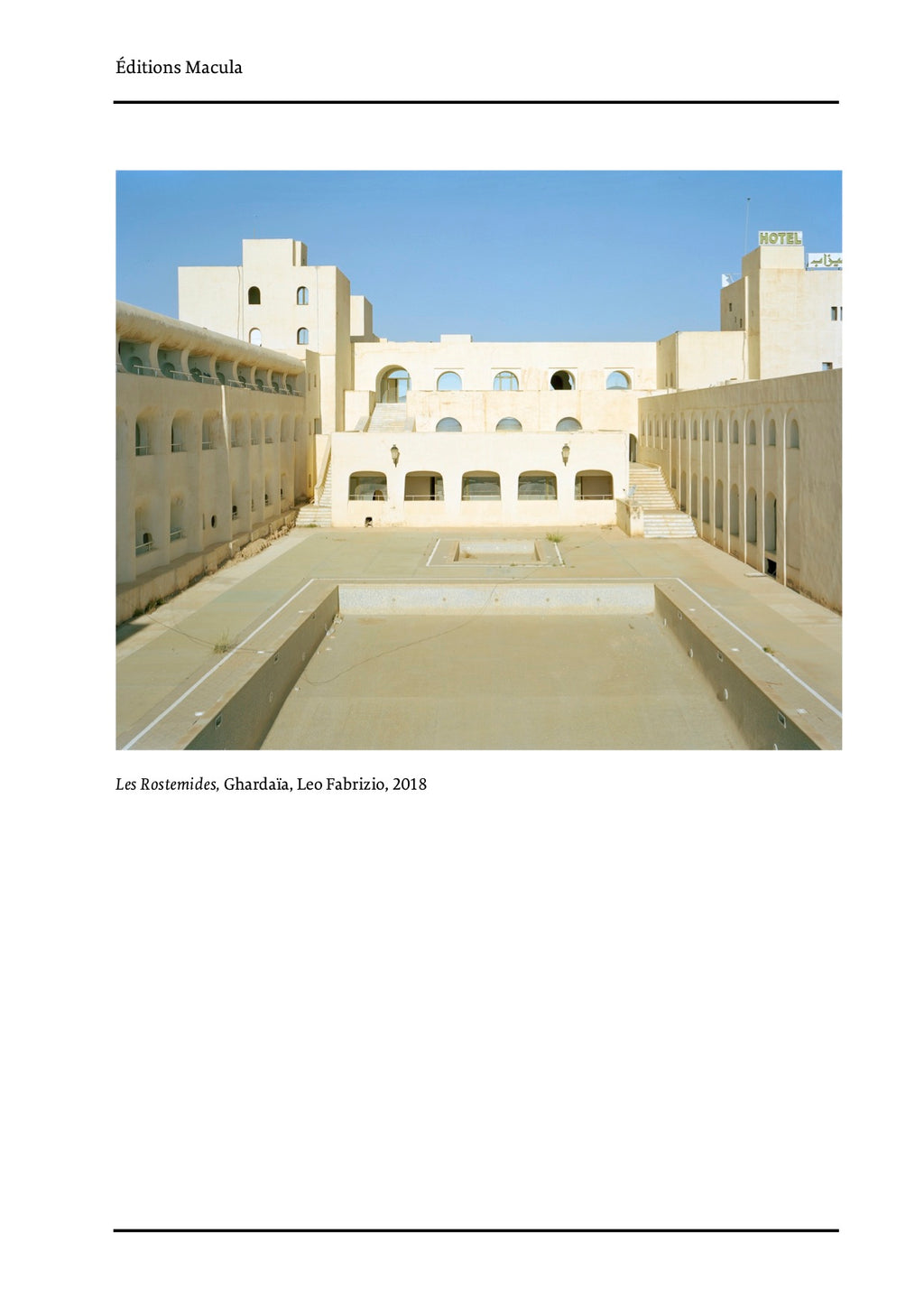 Fernand Pouillon et l’Algérie Bâtir à hauteur d‘hommes