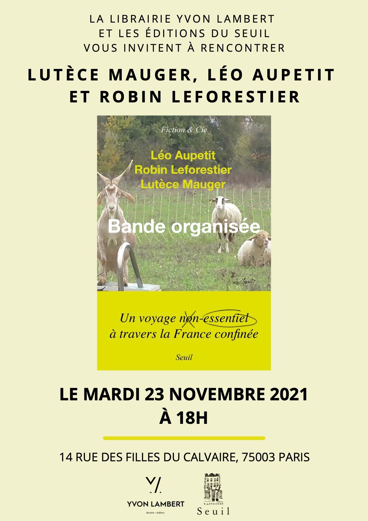 Léo Aupetit, Robin Leforestier, Lutèce Mauger - Bande organisée
