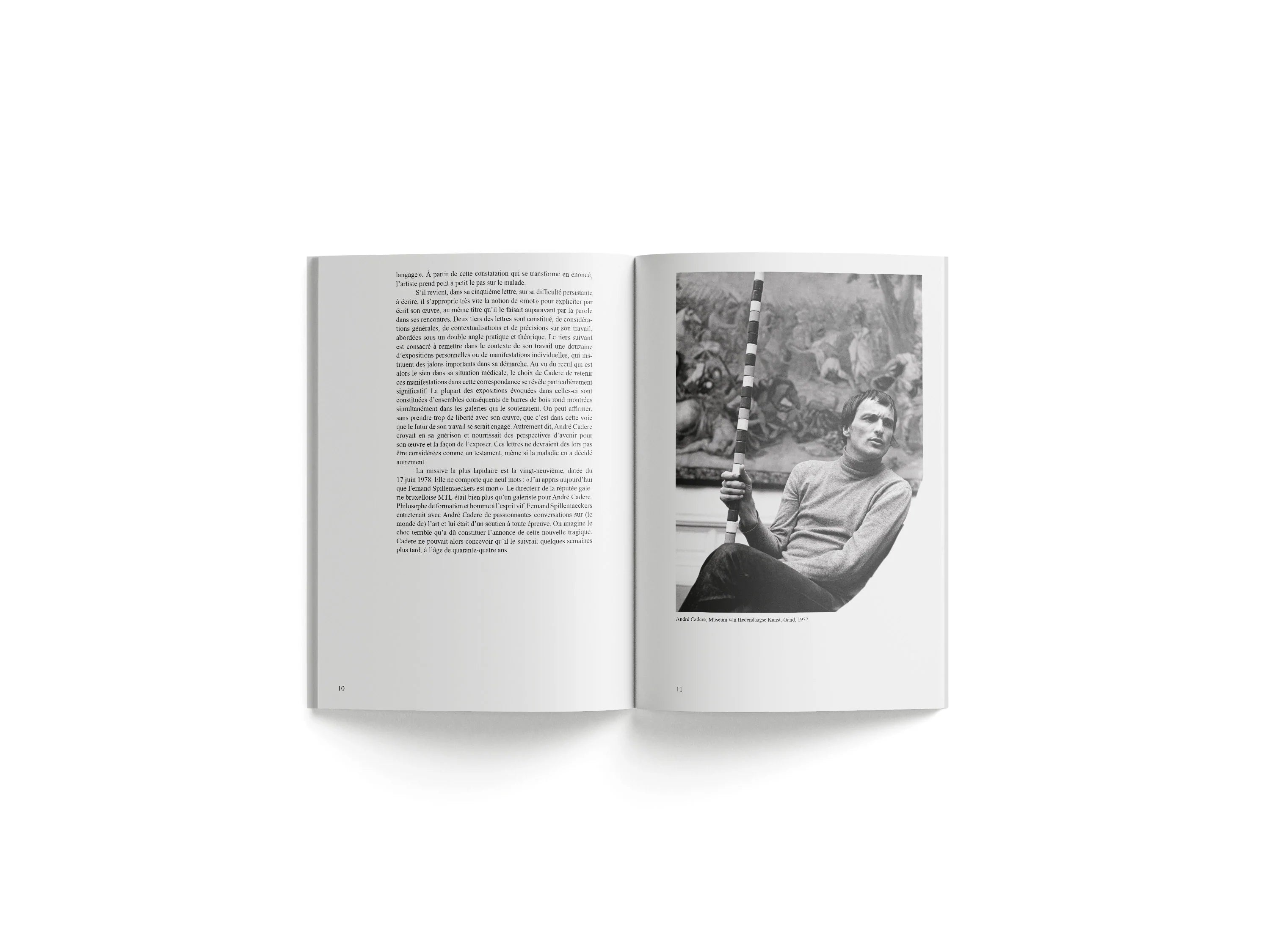 André Cadere - Lettres sur un travail