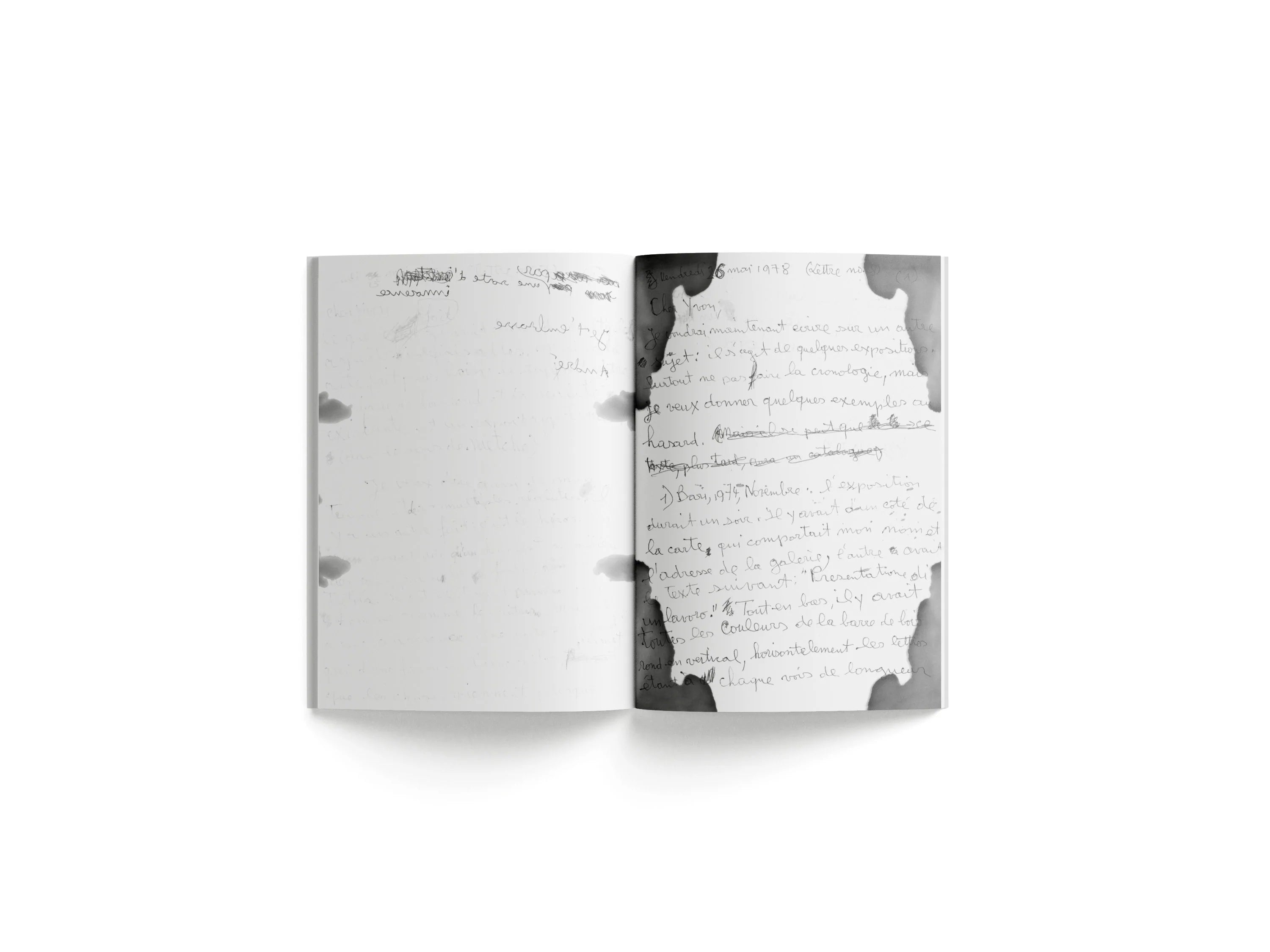 André Cadere - Lettres sur un travail