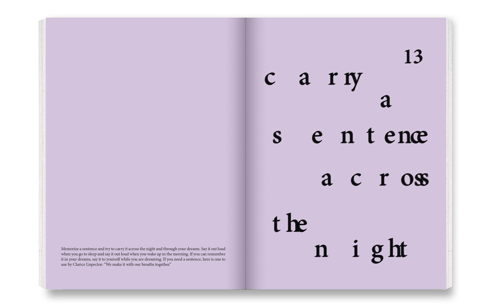 David Horvitz - Change the name of the days