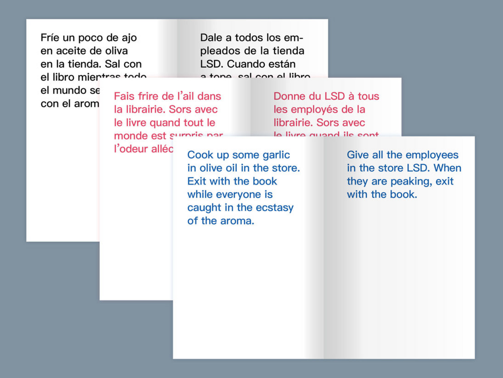 David Horvitz - Comment voler des livres / How to shoplift books