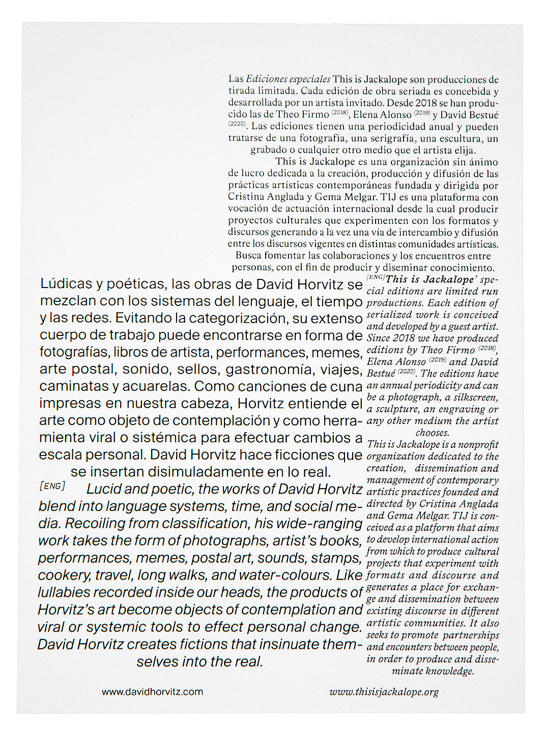 David Horvitz - Manzanares River at Night, 2021