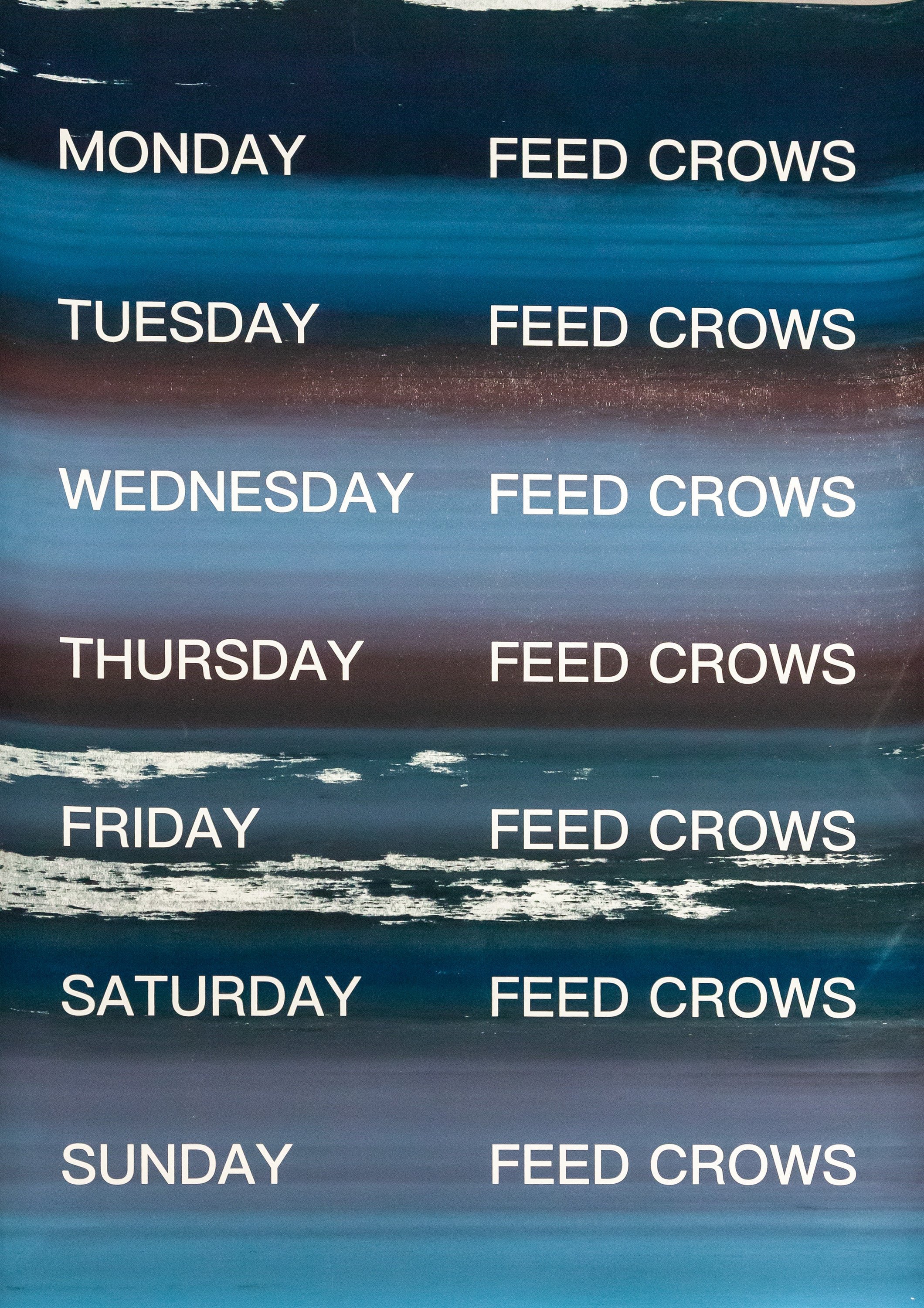 David Horvitz - Feed Crows (Print)