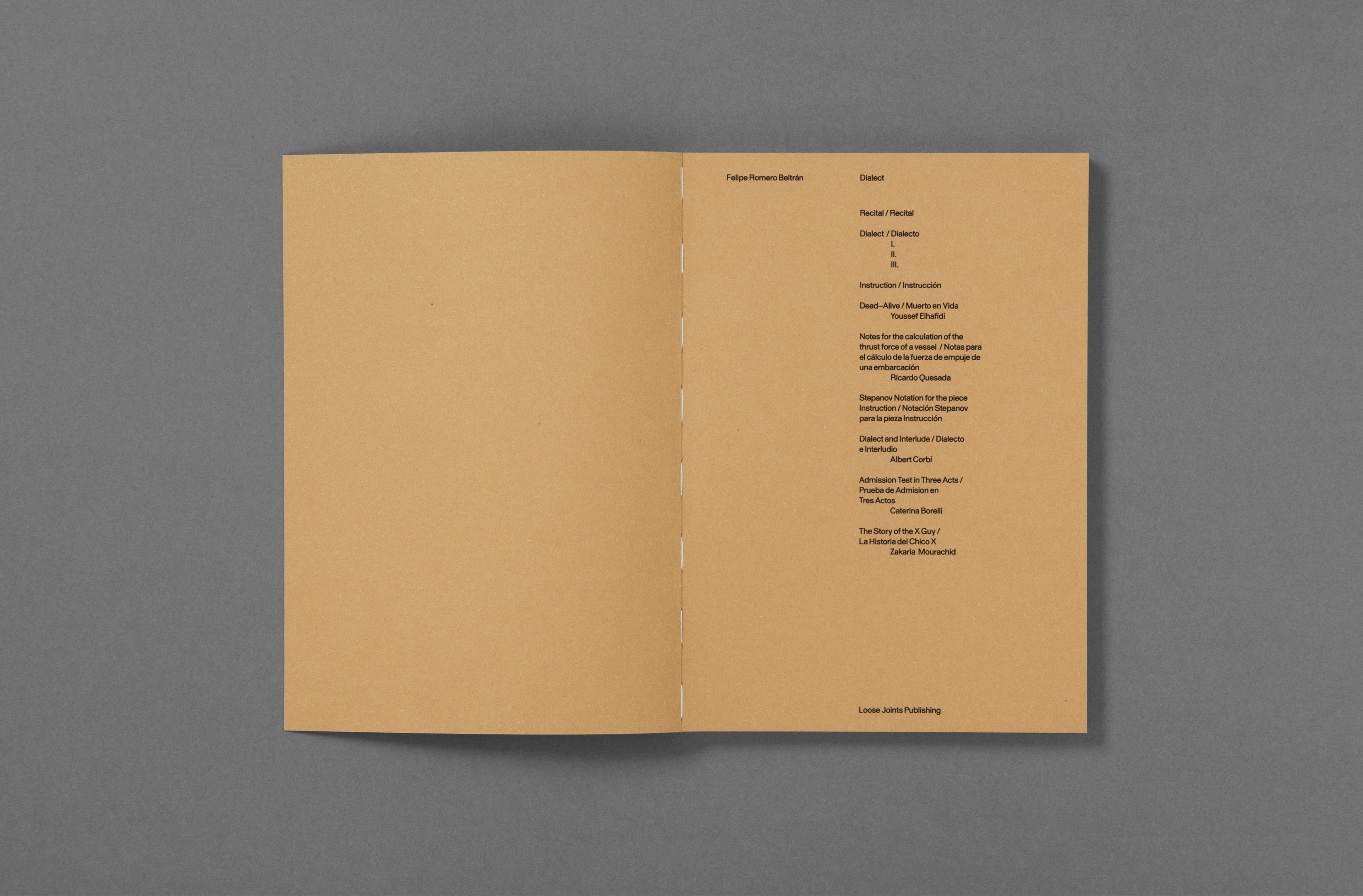 Felipe Romero Beltrán – Dialect