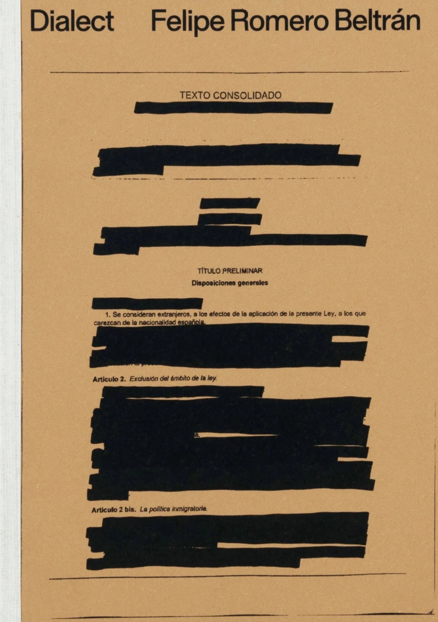 Felipe Romero Beltrán – Dialect