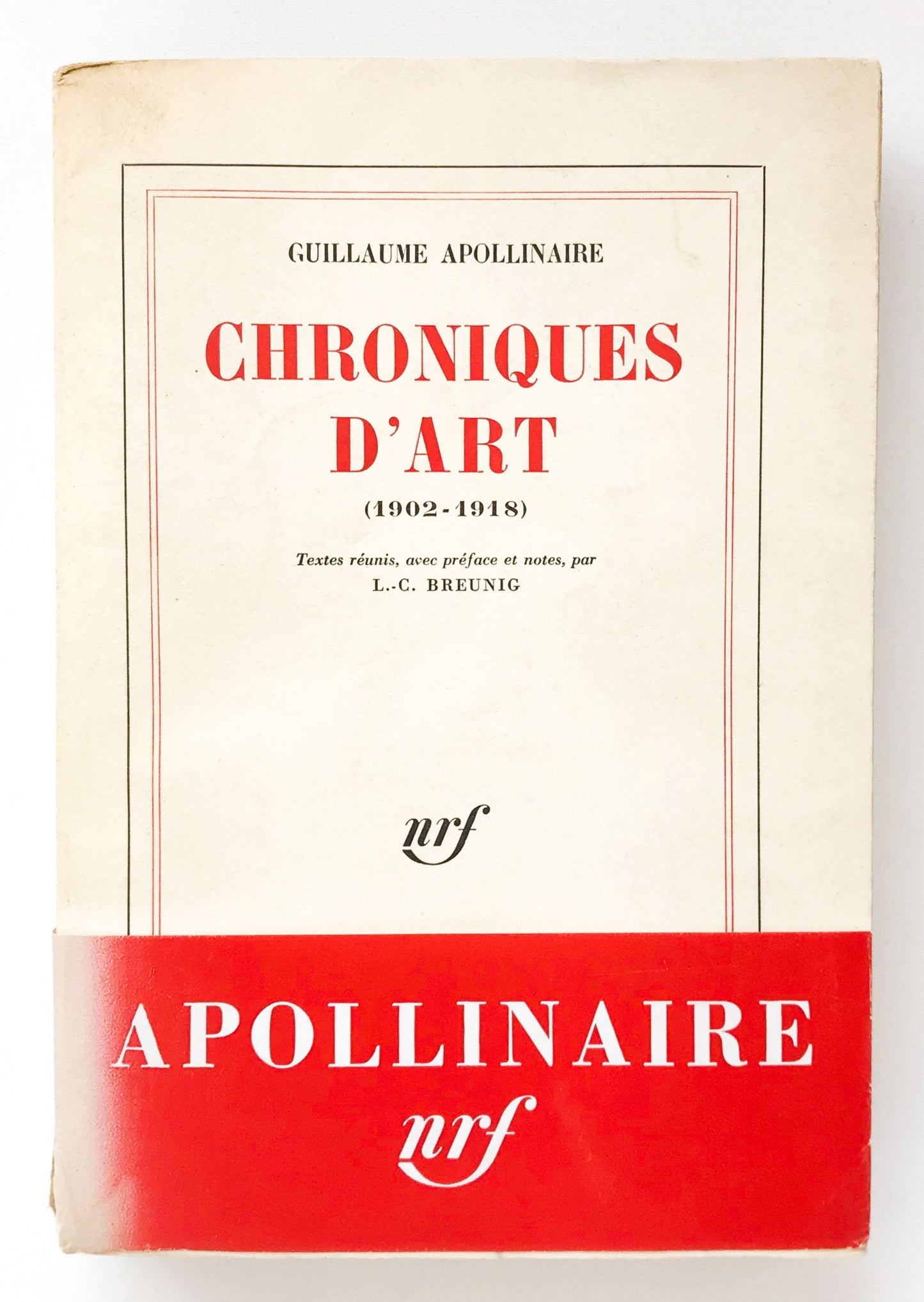 Guillaume Apollinaire - Chroniques d'art