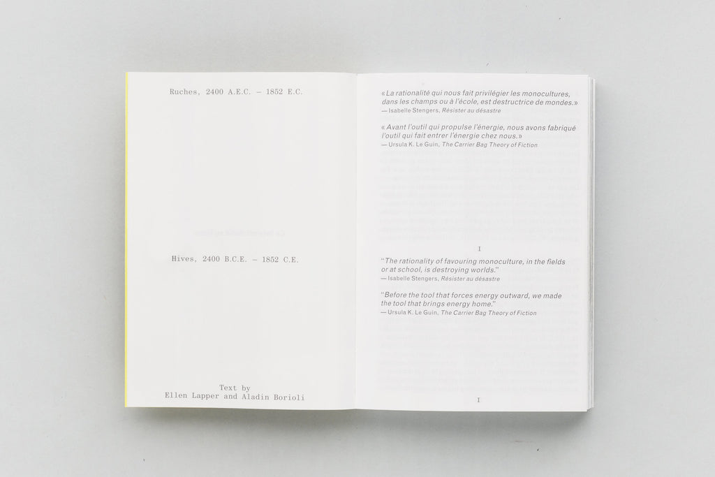 Aladin Borioli (Apian) - RUCHES, 2400 A.E.C. – 1852 E.C. (Une Histoire visuelle de la ruche)