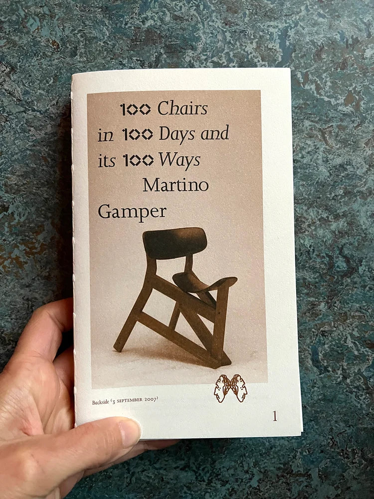 Martino Gamper - 100 Chairs in 100 Days and its 100 Ways (5th edition, 5th size)