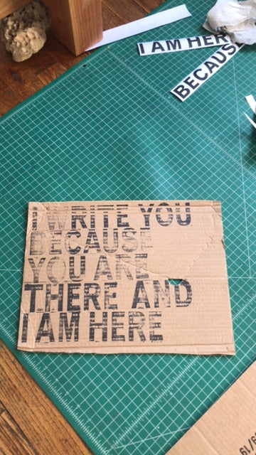 David Horvitz - I write you because you are there and I am here