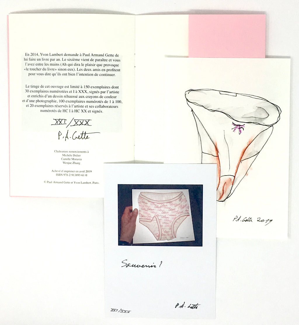 Paul-Armand Gette - Petits Linges (édition limitée)