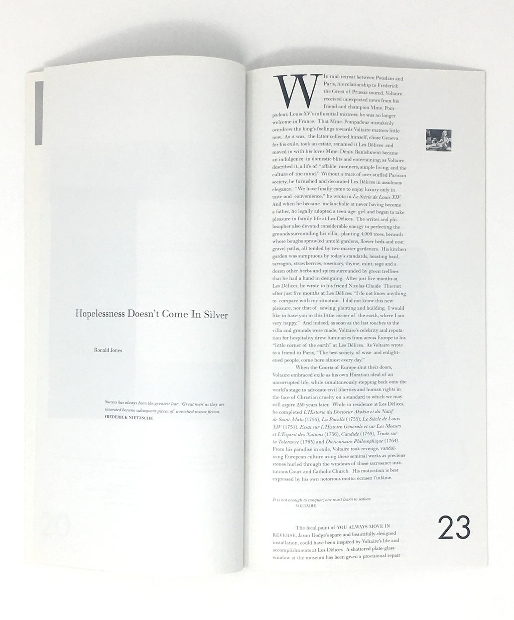 Jason Dodge (The small attic window of Pushkinallee 49)