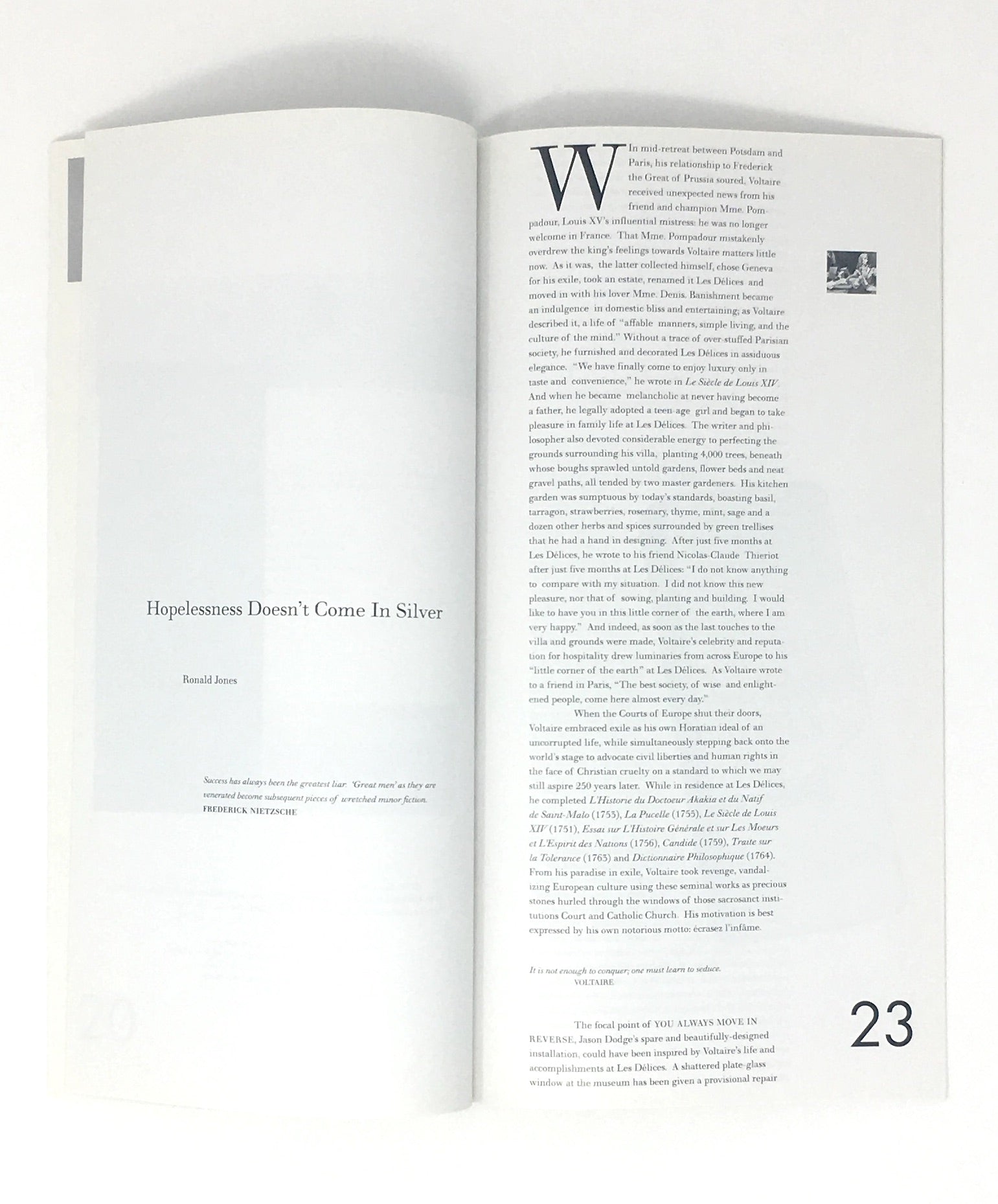 Jason Dodge (The small attic window of Pushkinallee 49)