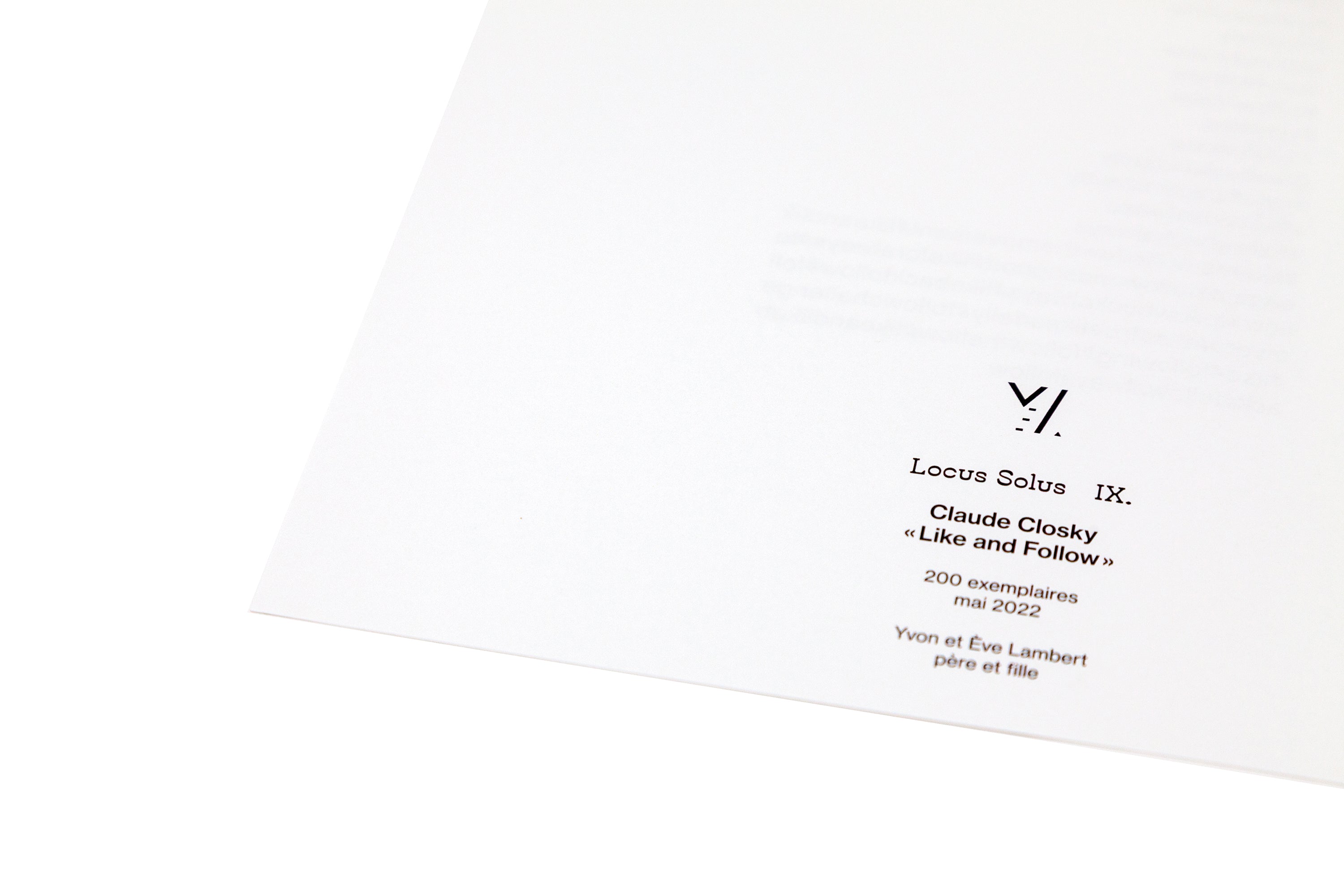 Locus Solus IX. - Claude Closky