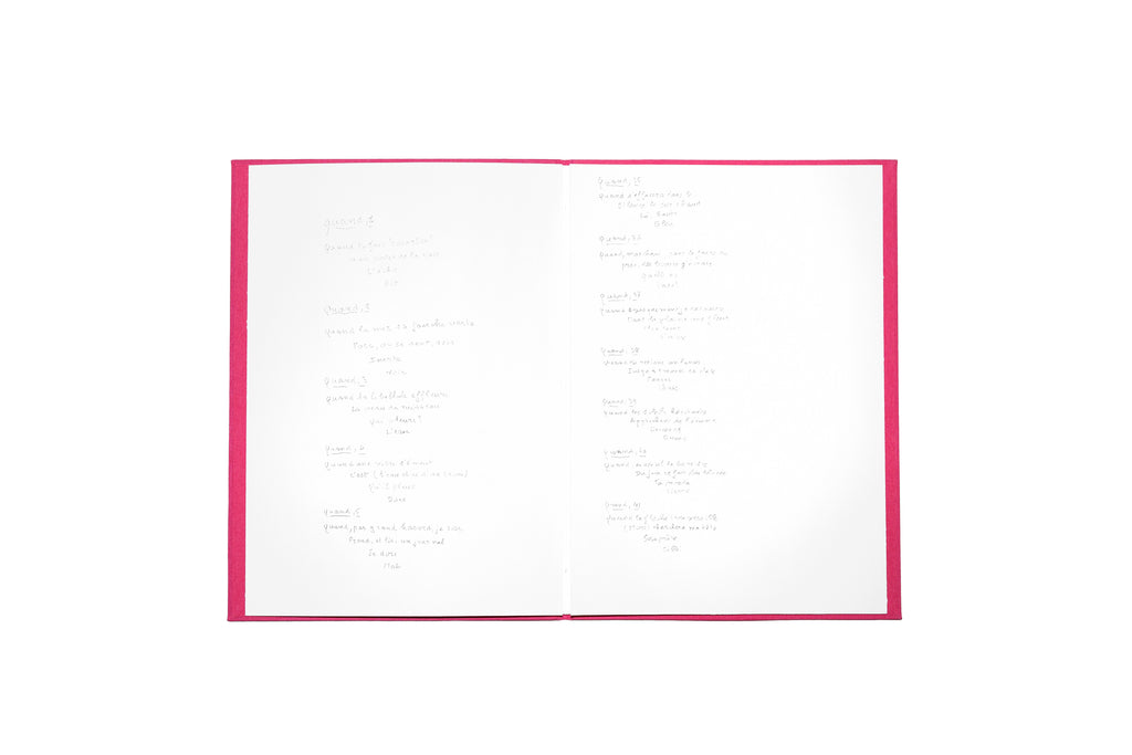 Jacques Roubaud - Quand