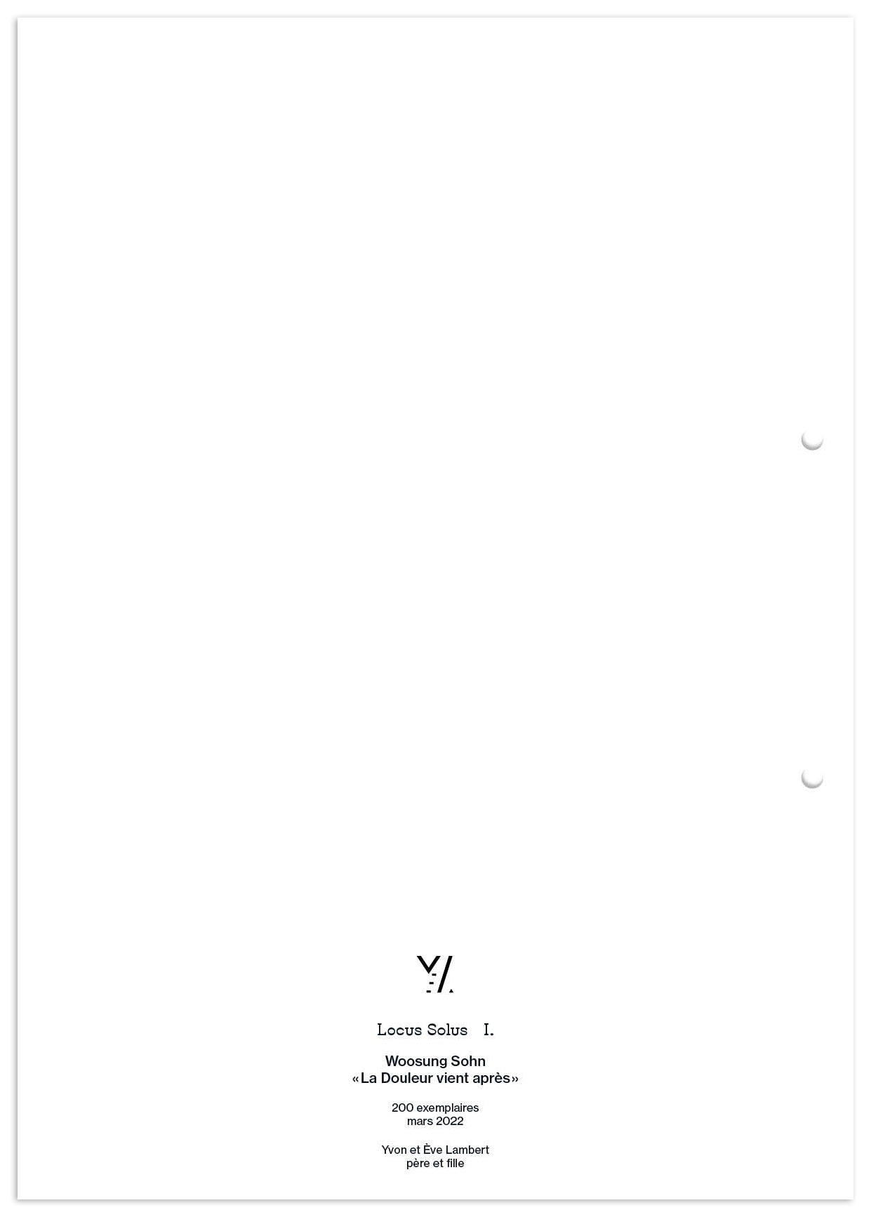 Locus Solus I. - Woosung Sohn