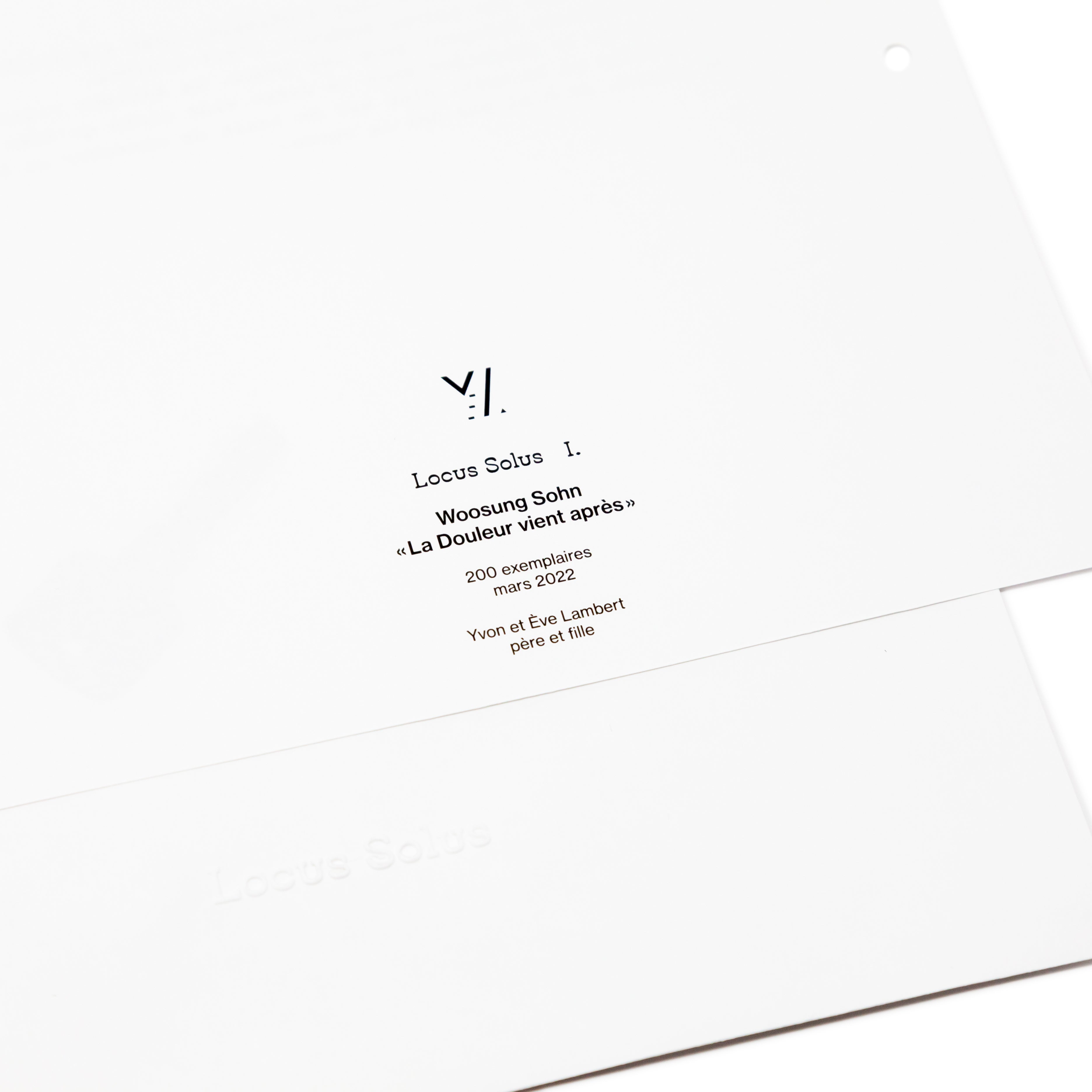 Locus Solus I. - Woosung Sohn