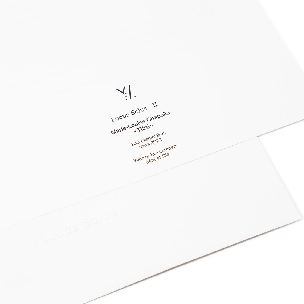 Locus Solus II. - Marie-Louise Chapelle