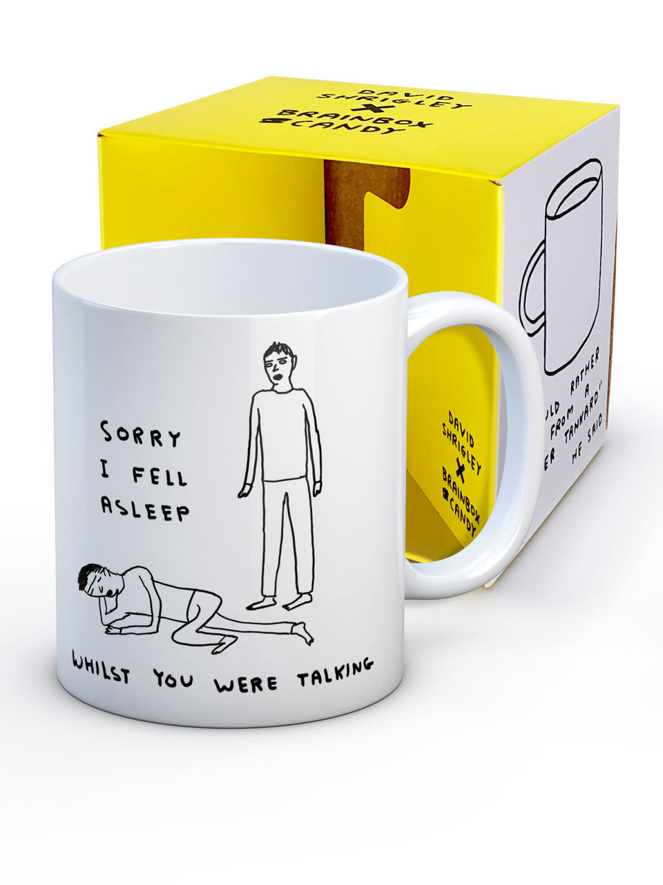 David Shrigley - "Fell Asleep" Mug
