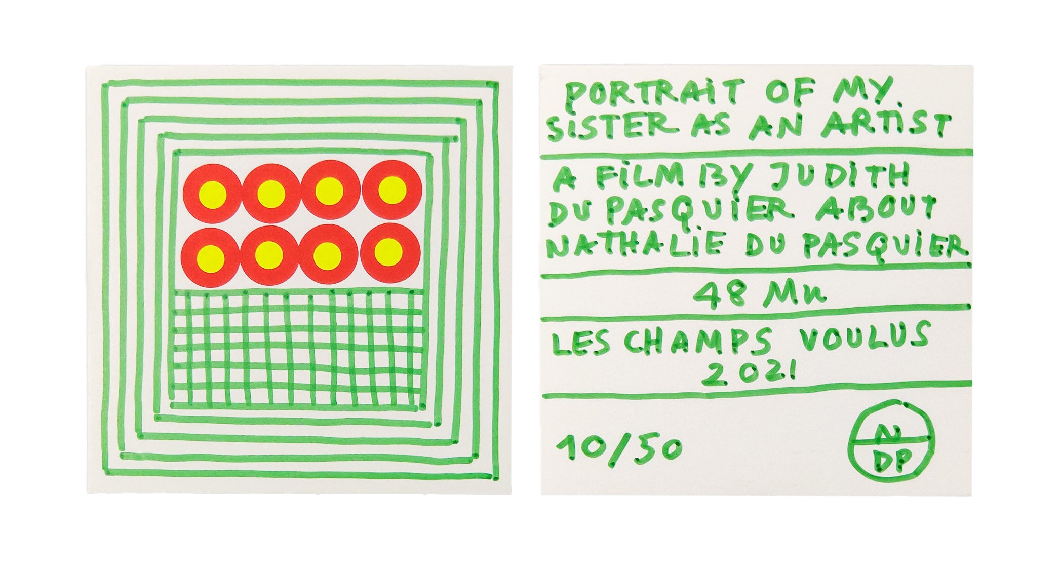 Judith Du Pasquier - Portrait of my sister as an artist (DVD)