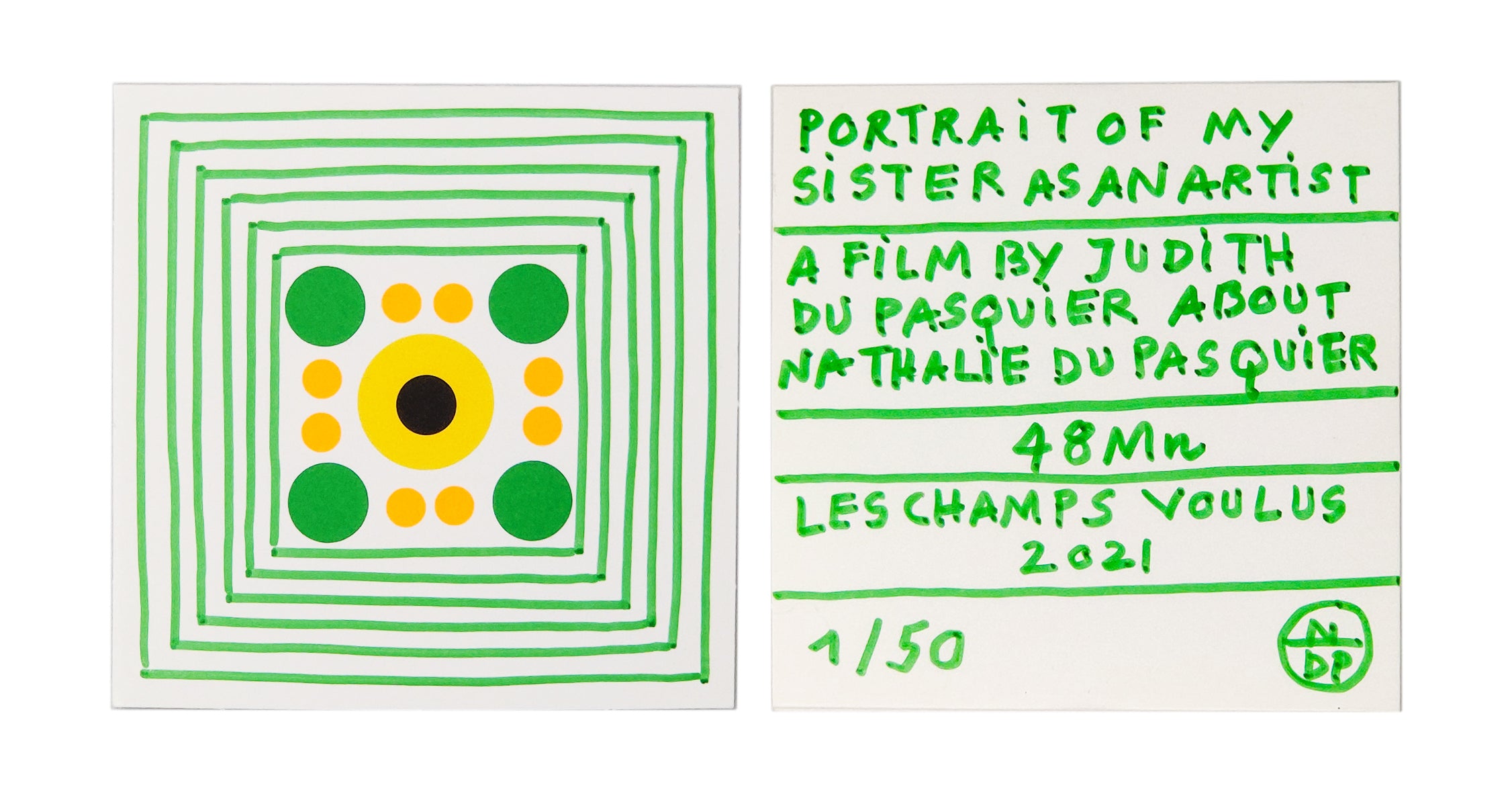 Judith Du Pasquier - Portrait of my sister as an artist (DVD)