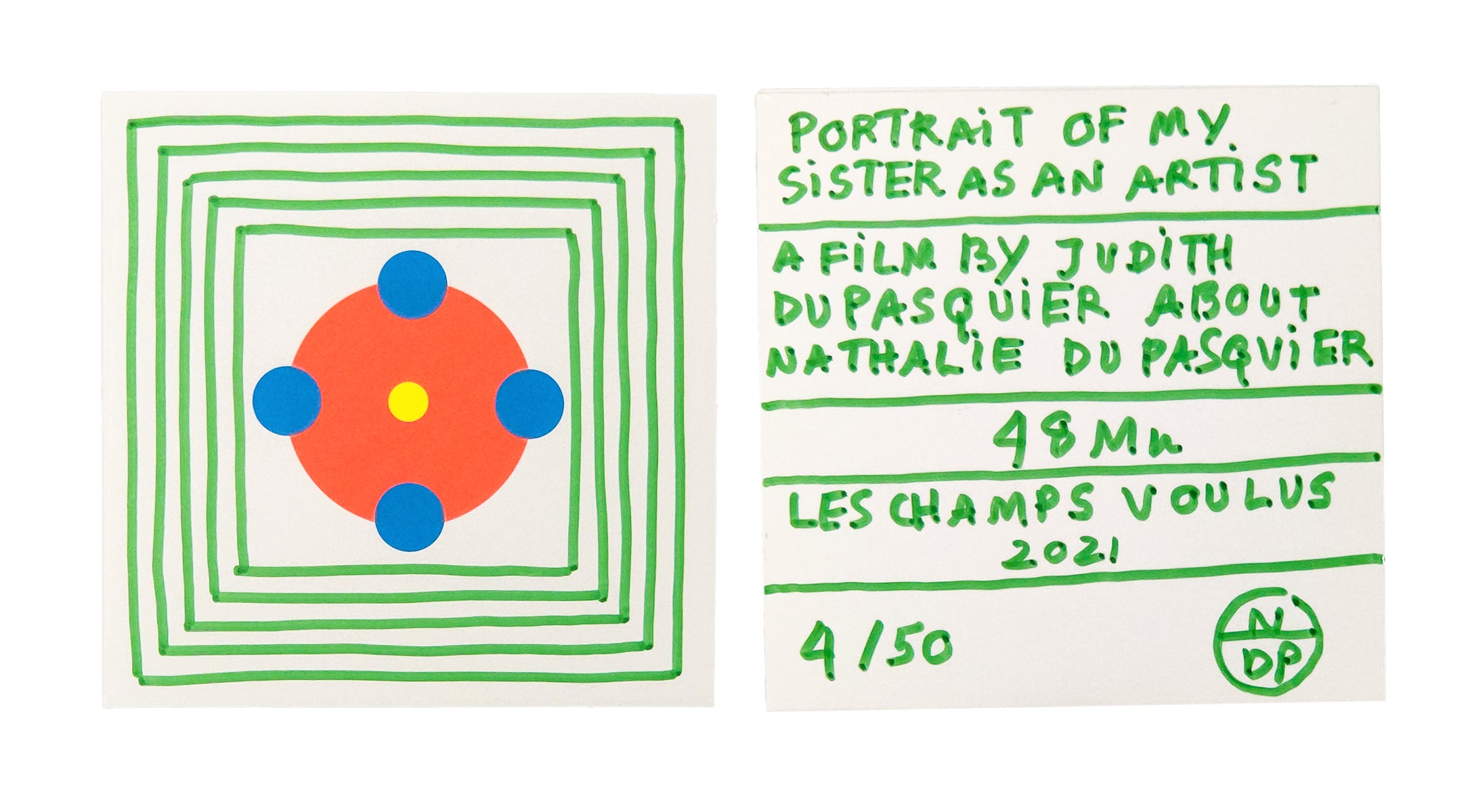 Judith Du Pasquier - Portrait of my sister as an artist (DVD)