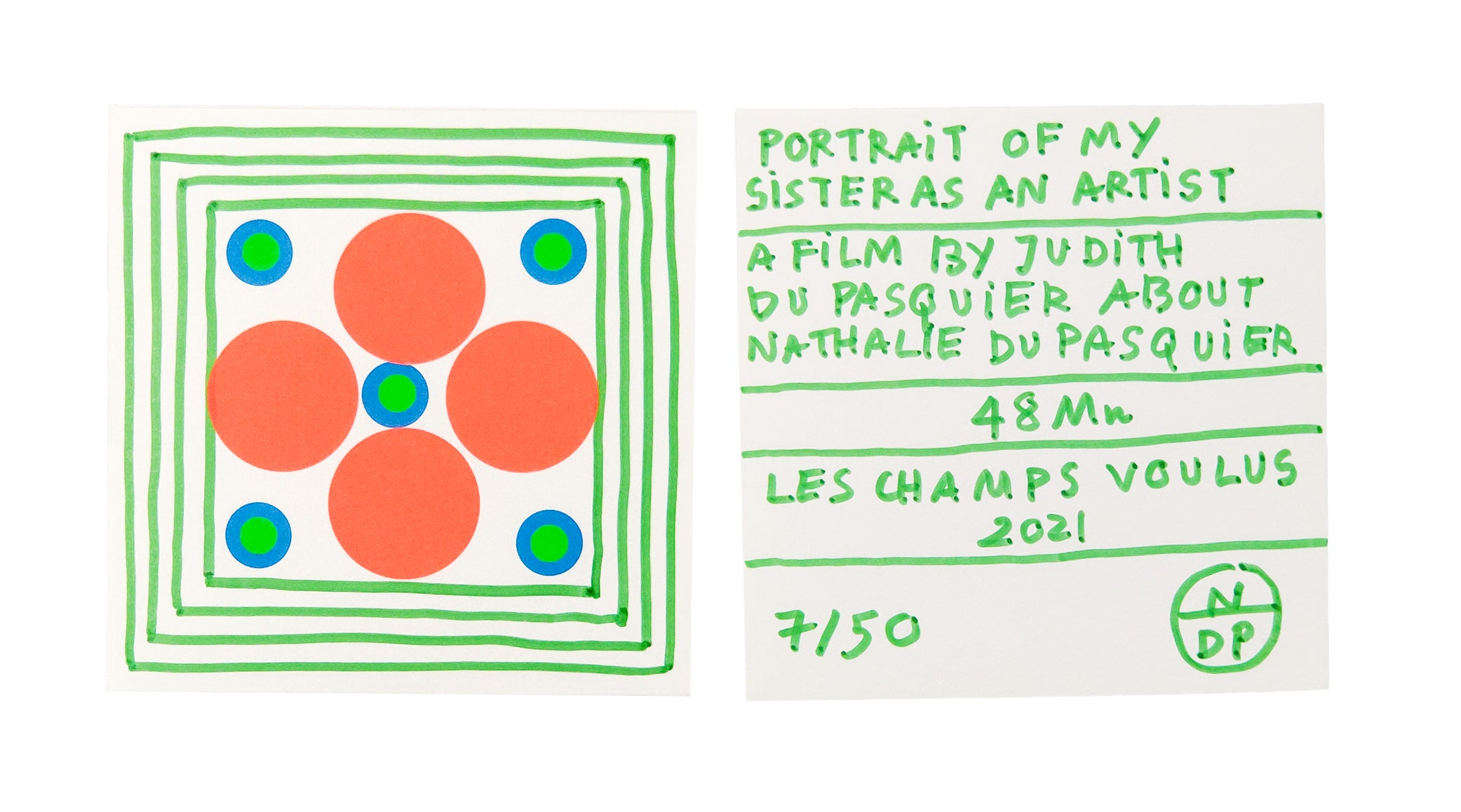 Judith Du Pasquier - Portrait of my sister as an artist (DVD)