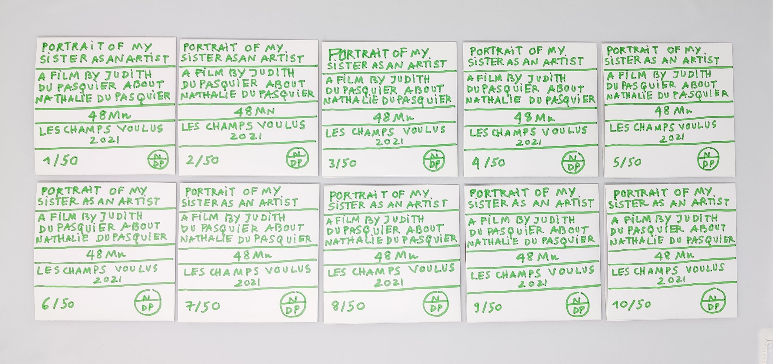 Judith Du Pasquier - Portrait of my sister as an artist (DVD)