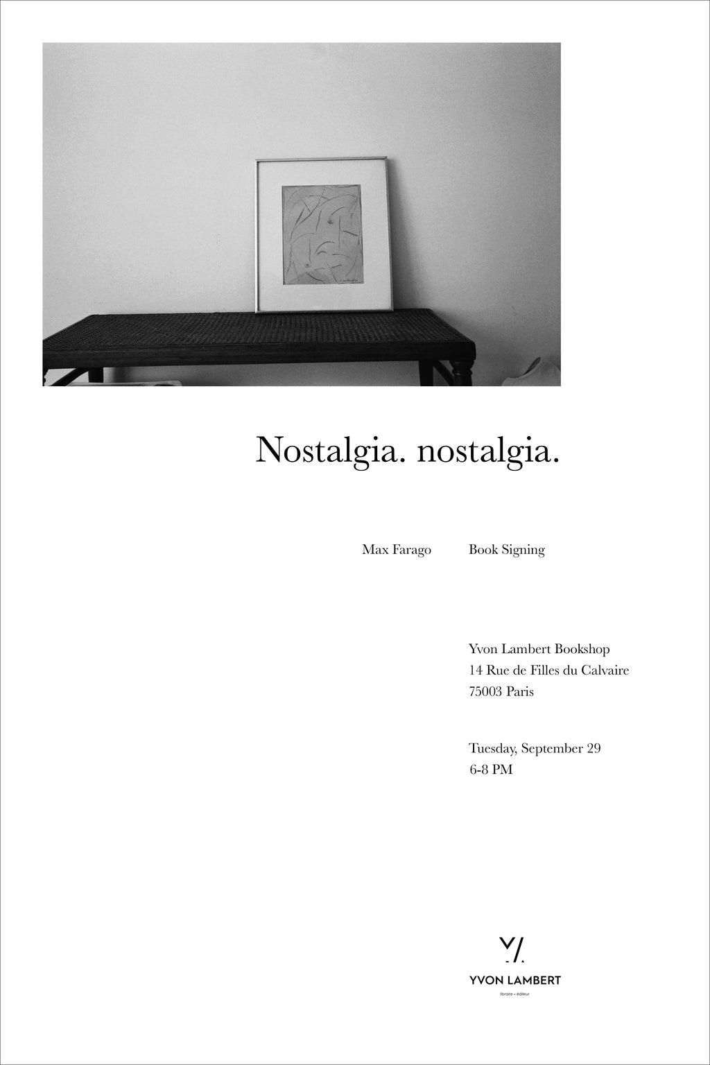 Max Farago - Nostalgia. nostalgia.