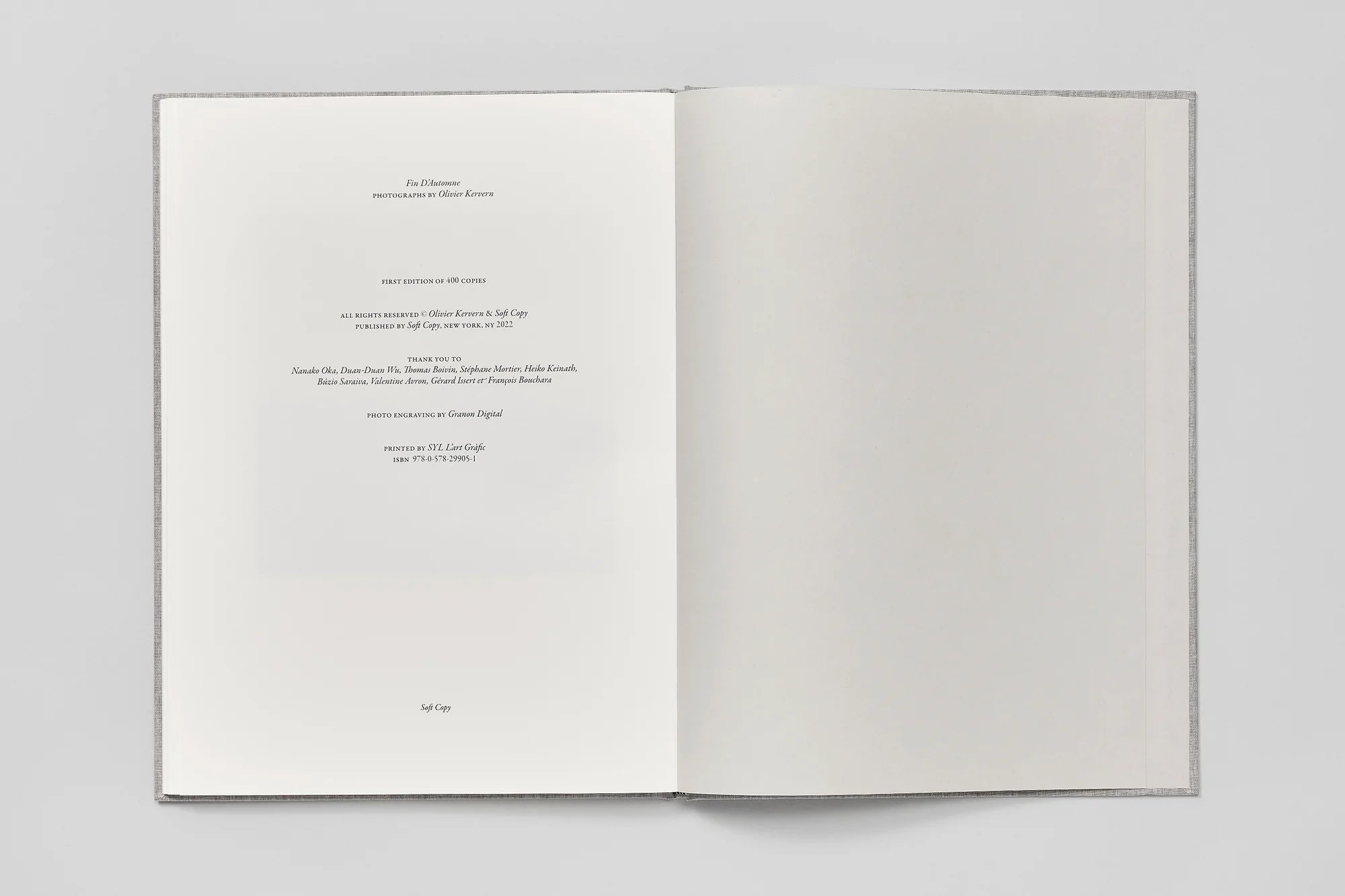 Olivier Kervern - Fin D’Automne