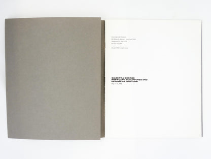 Gilbert & George - Post-card sculptures and Ephemera, 1969-1981