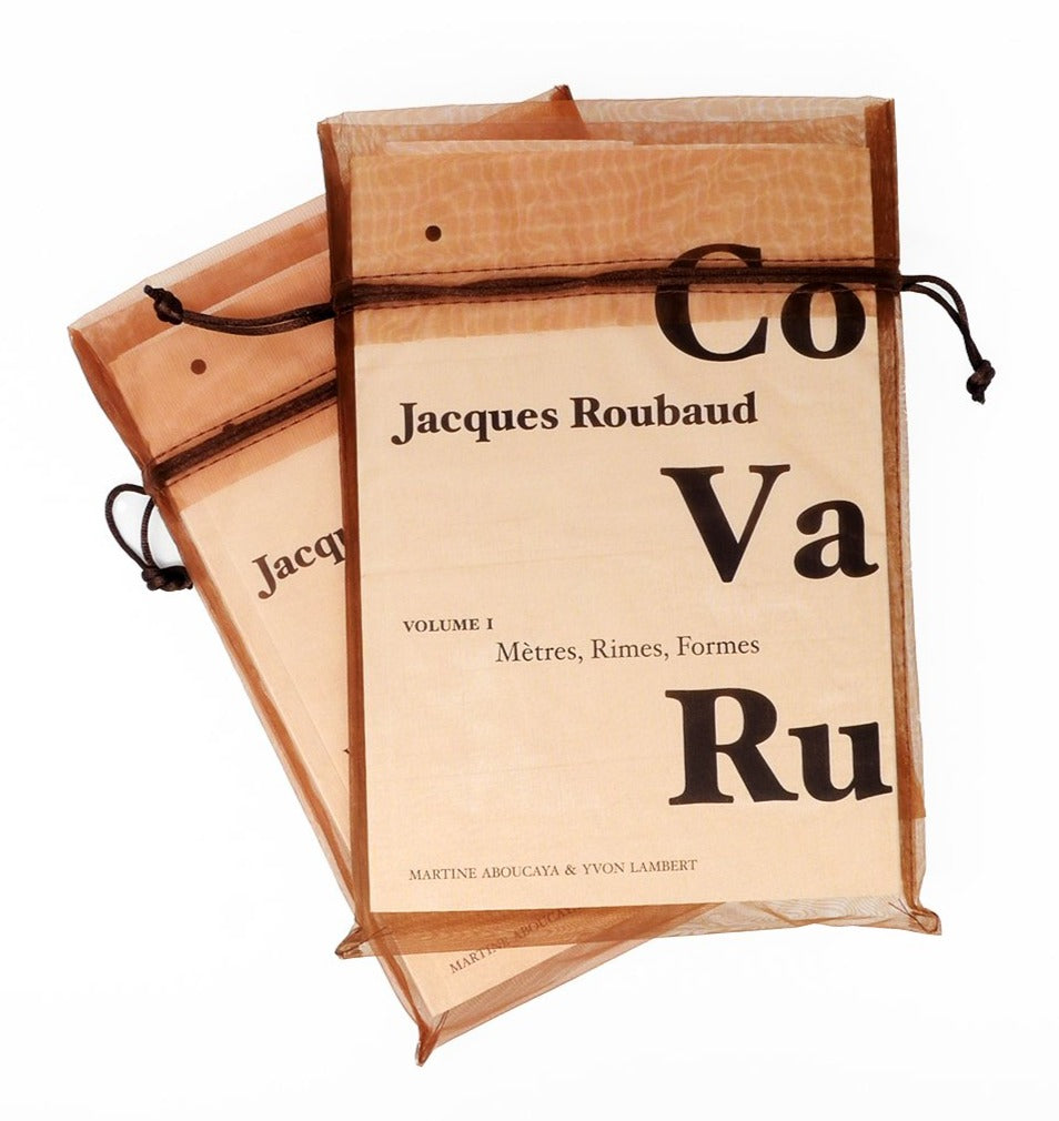Jacques Roubaud - CO VA RU - Vol.1 + Vol.2 (Édition Limitée)