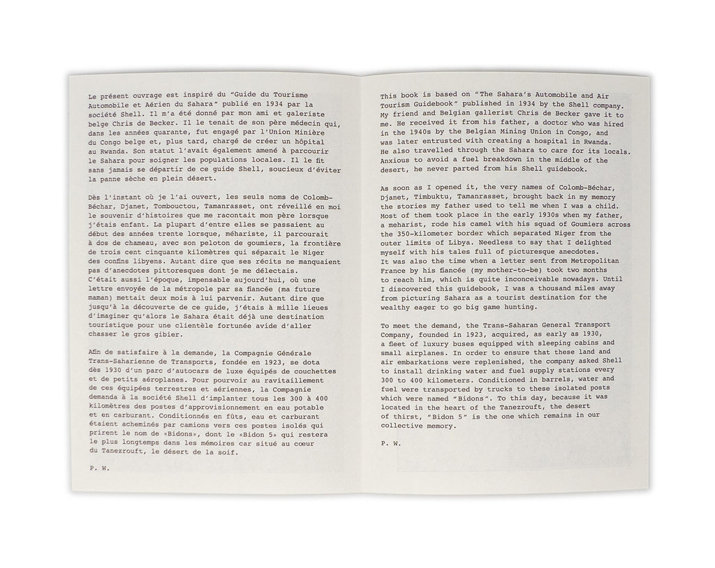 Philippe Weisbecker - Le service Shell à travers le Sahara