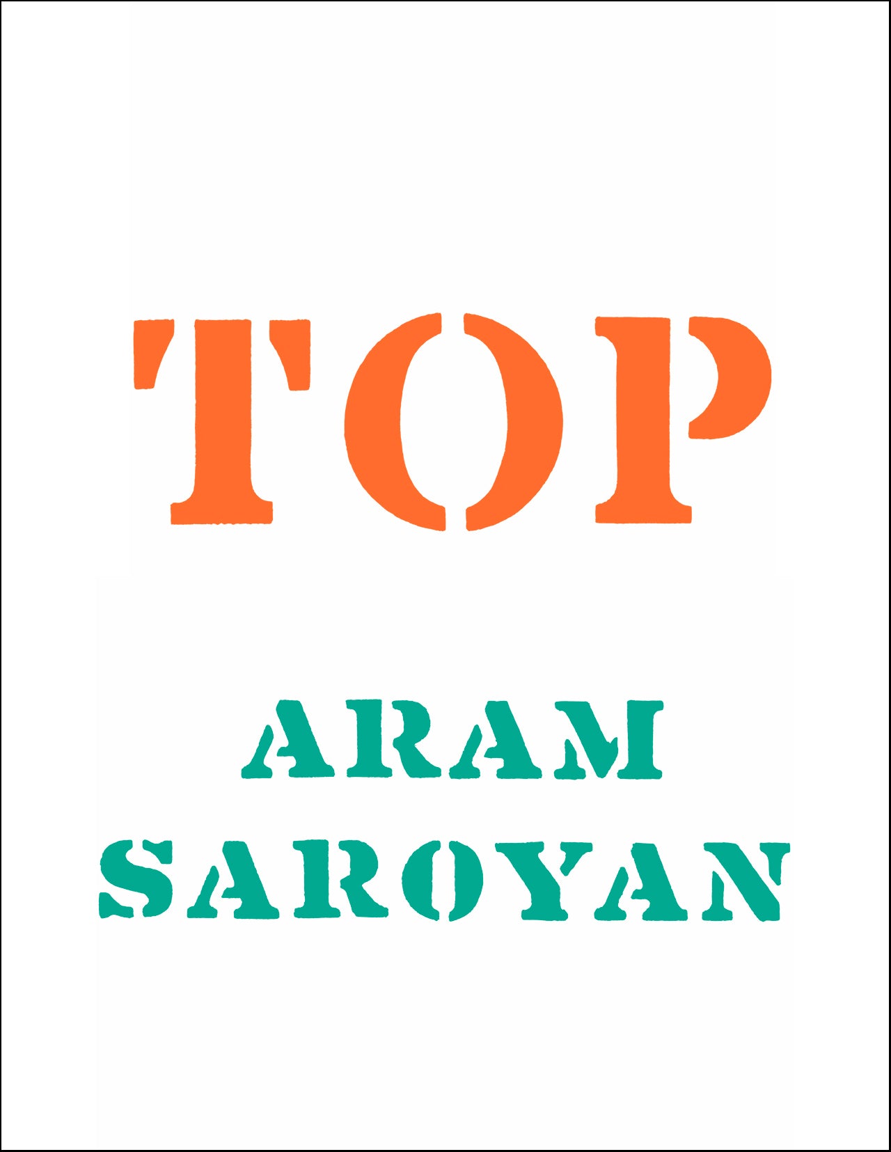 Aram Saroyan - TOP
