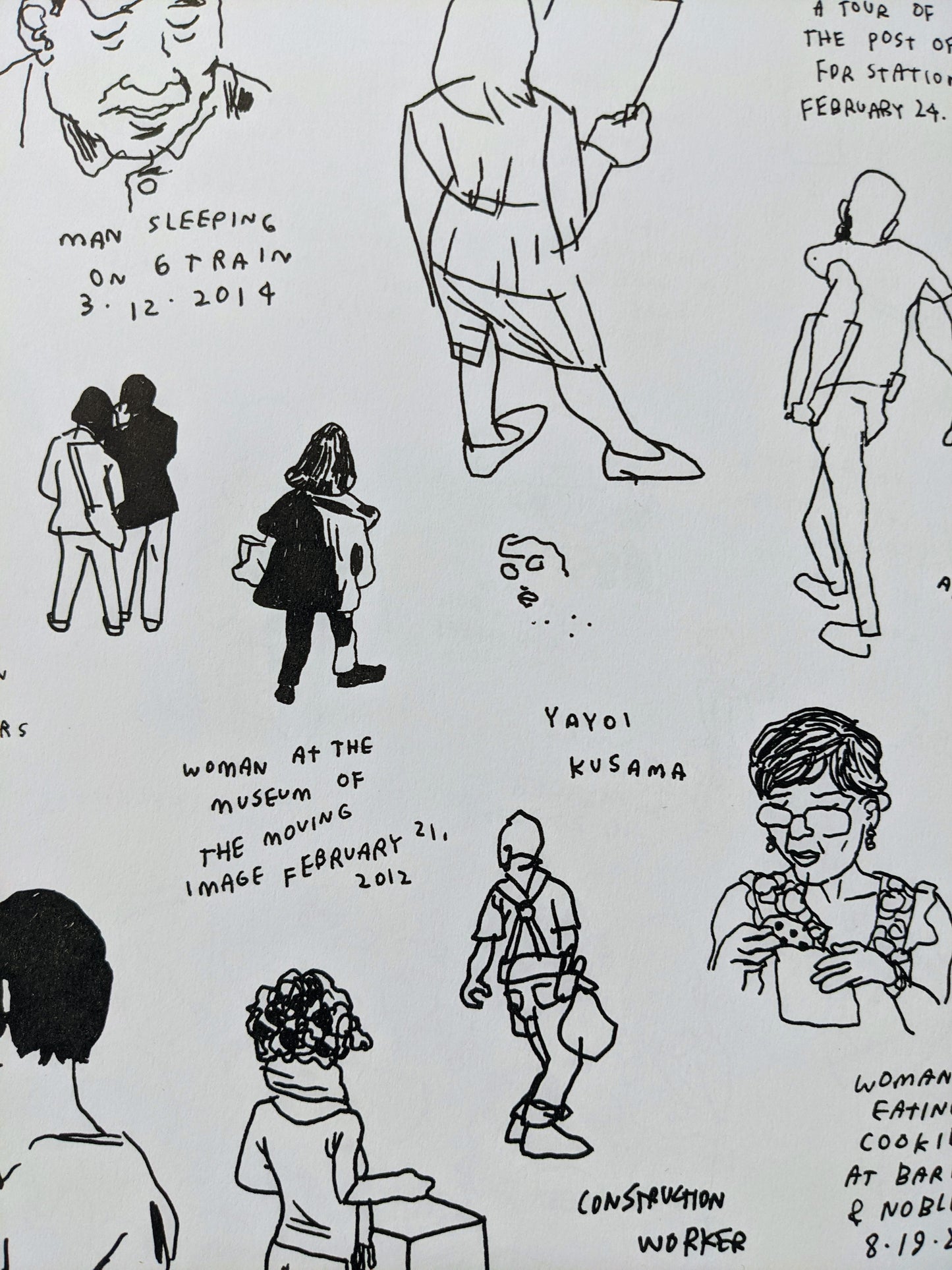 Jason Polan - Every Person in New York vol.1 + vol.2 (Poster)