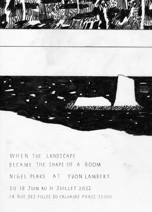 Nigel Peake - When the landscape became the shape of a room (Poster)