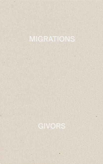Alexandre Guirkinger - MIGRATIONS, GIVORS