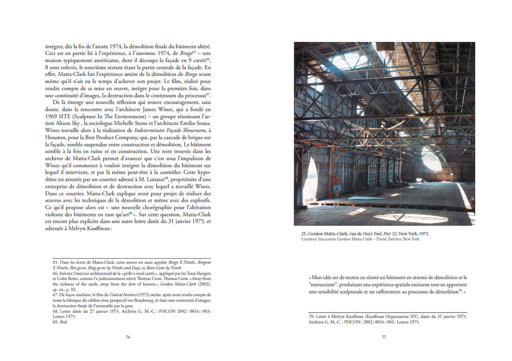 Roula Matar - L'architecture selon Gordon Matta-Clark