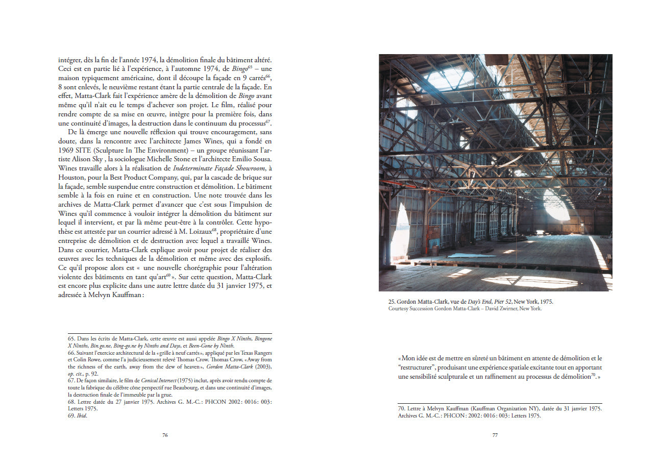 Roula Matar - L'architecture selon Gordon Matta-Clark