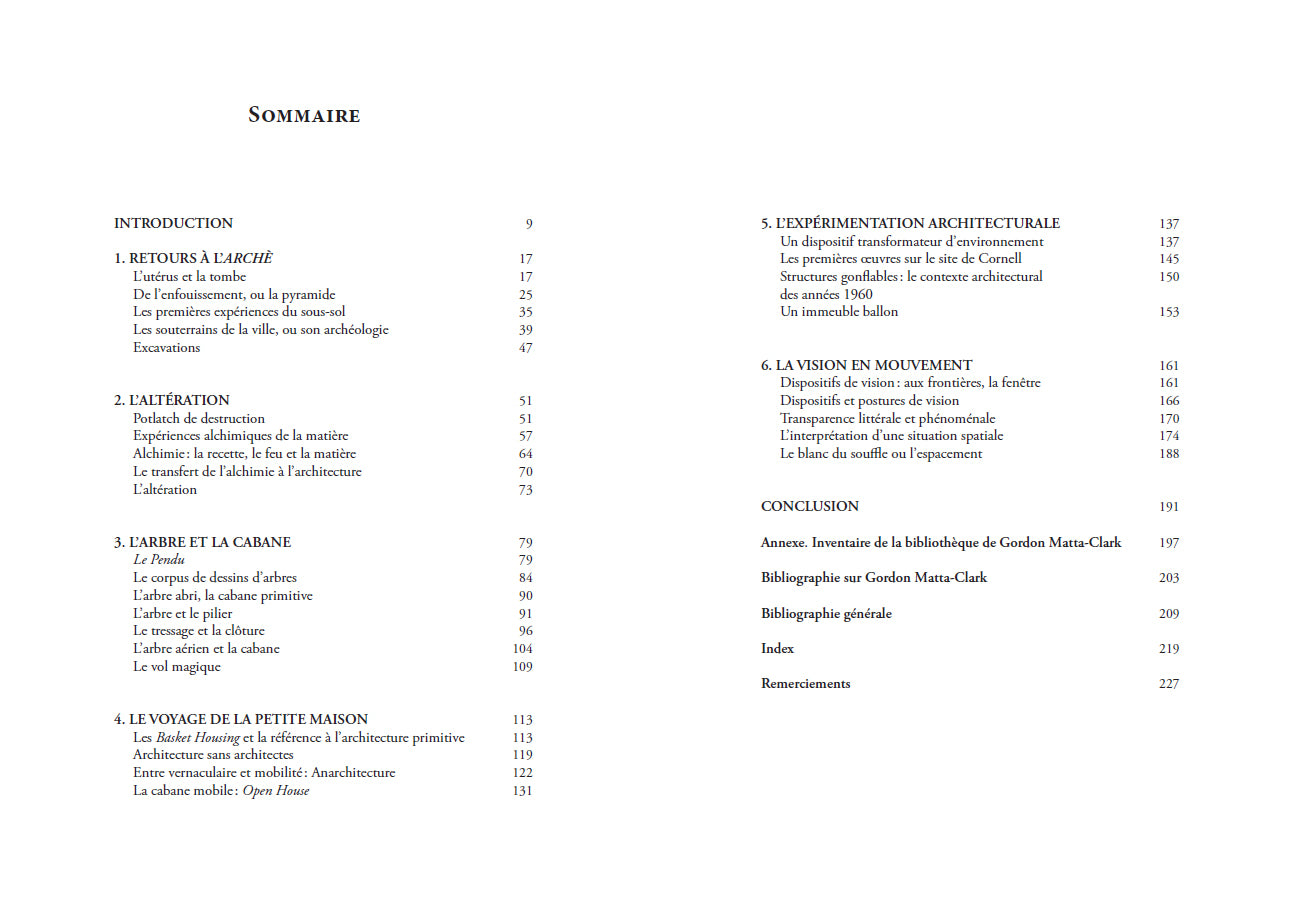 Roula Matar - L'architecture selon Gordon Matta-Clark