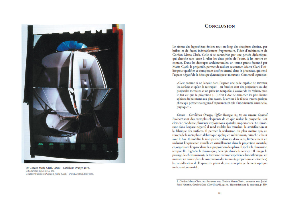 Roula Matar - L'architecture selon Gordon Matta-Clark