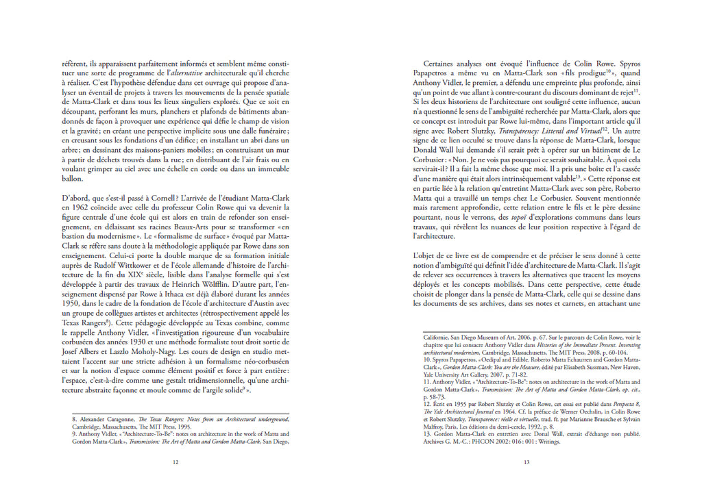 Roula Matar - L'architecture selon Gordon Matta-Clark